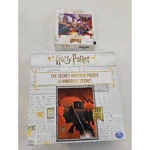 Harry Potter Forbidden Secret Horcrux Puzzle 300 Pieces & 100 Piece Pixie Mayhem